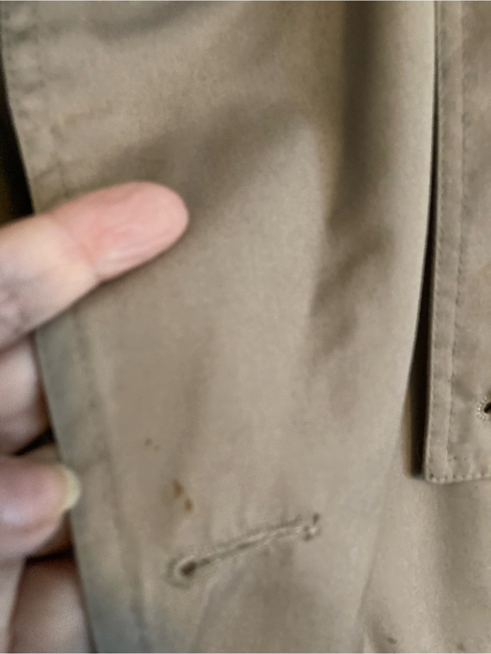 Classic Women’s Trench Coat in Beige - Picture 6 of 10